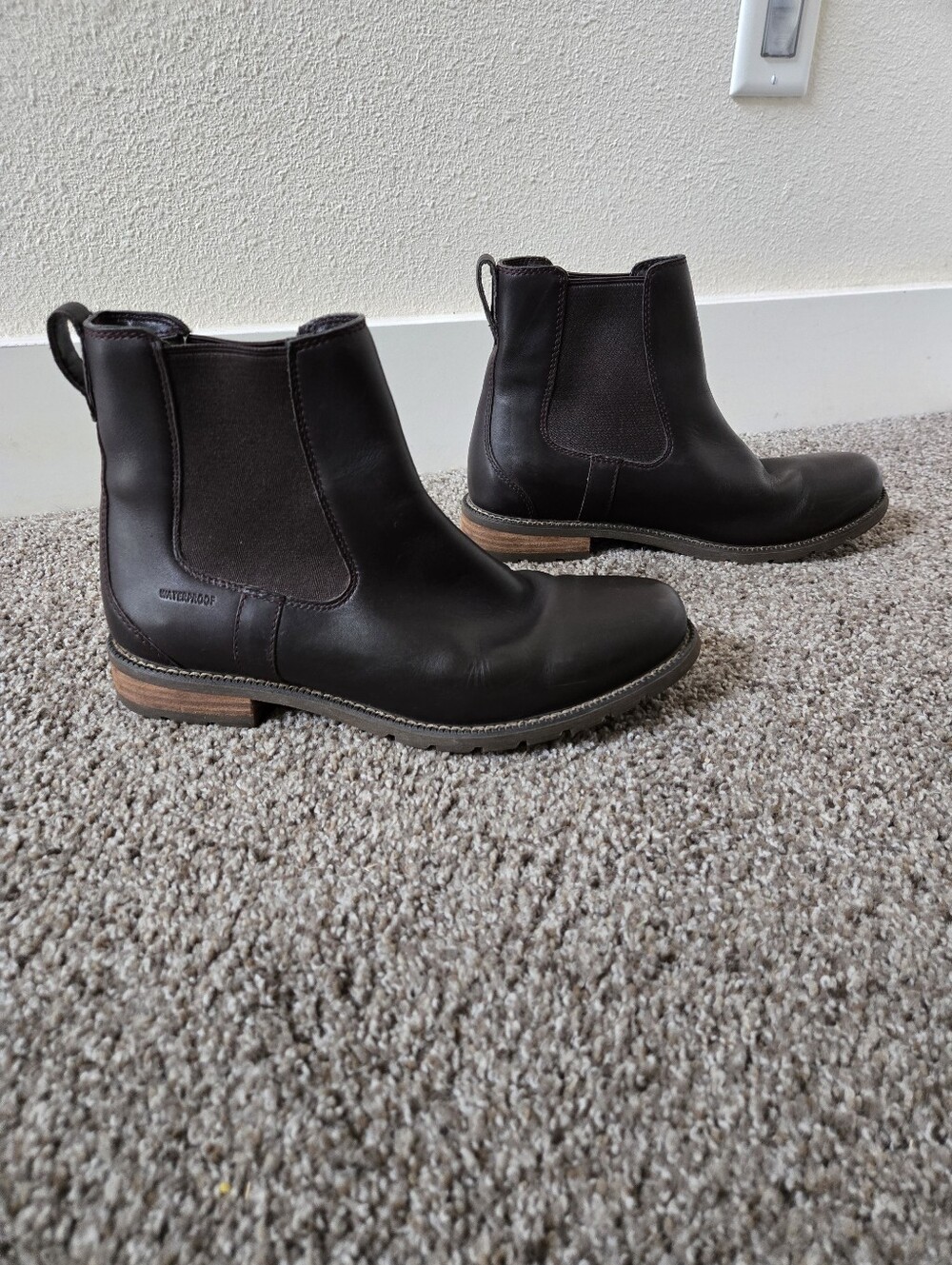 Ariat Wexford Waterproof Chelsea Boots Women's Size 9.5 Chocolate Brown